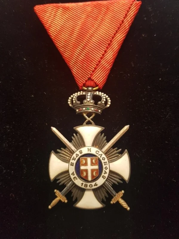 Serbia Order of the Star of Karageorge, IV Class