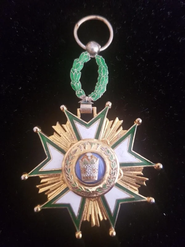 s-l1600 Iran Pahlavi Persia Medal Order of Crown (Taj), Knight Badge